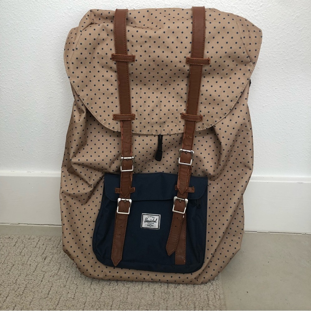 Herschel Little America Polka Dot Backpack